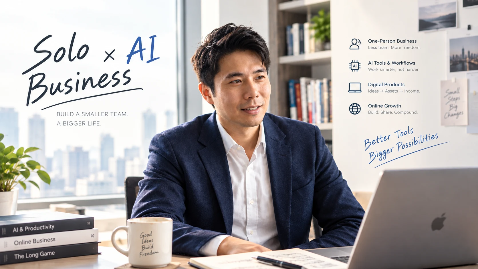 Solo x AI Business: Build a smaller team, a bigger life