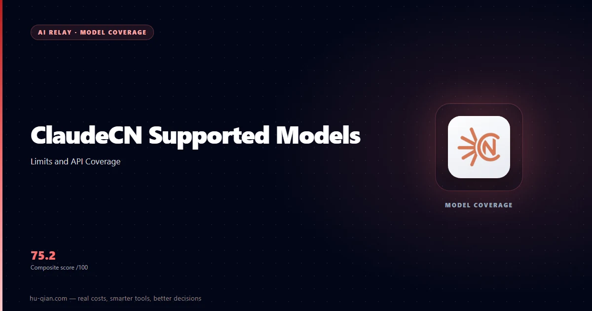 ClaudeCN Supported Models — cover listing the supported models