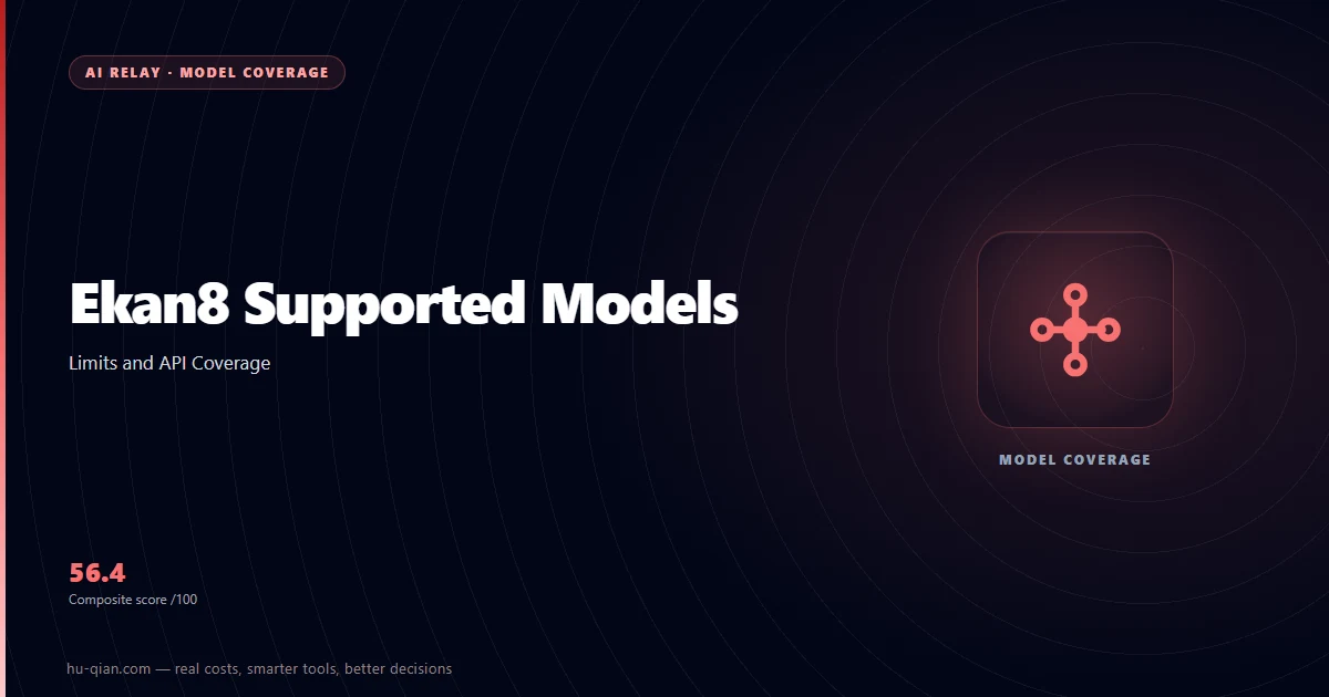 Ekan8 Supported Models — cover listing the supported models