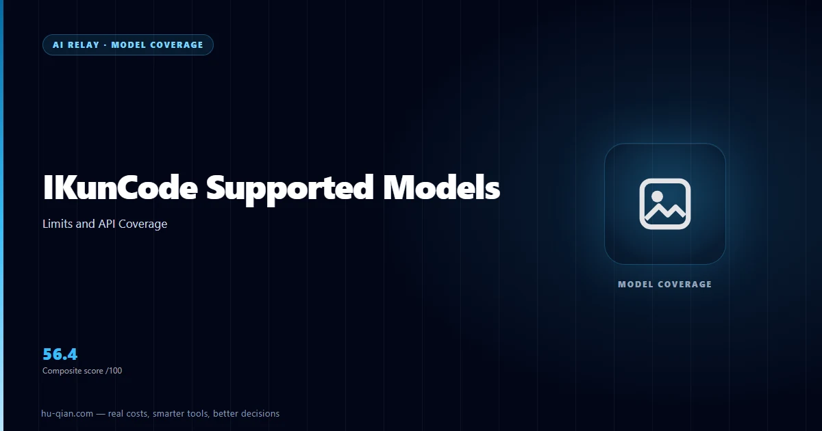 IKunCode Supported Models — cover listing the supported models