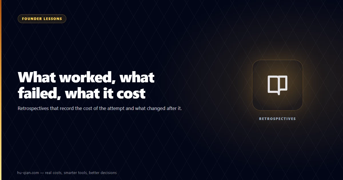 Lessons Hub hub cover: independent tools and field notes