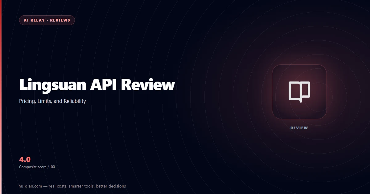Lingsuan API Review — cover showing the headline figure
