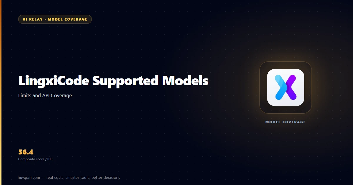 LingxiCode Supported Models — cover listing the supported models