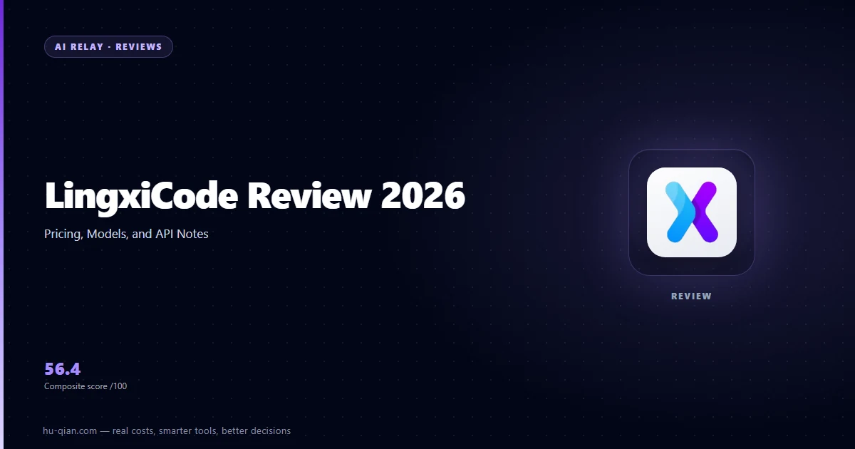 LingxiCode Review 2026 — cover stating the verdict and its trade-offs