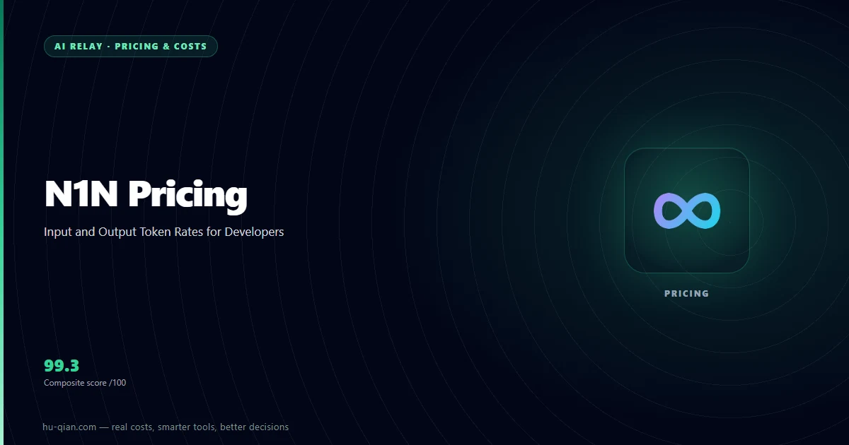 N1N pricing cover: input and output token rates