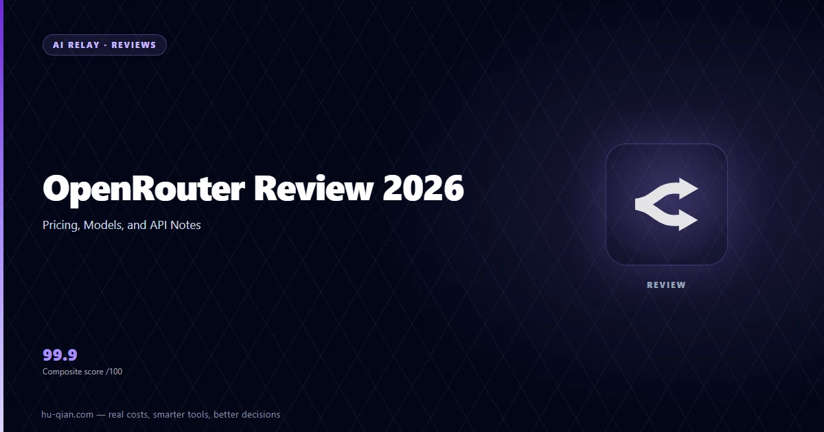 OpenRouter Review 2026 — cover stating the verdict and its trade-offs
