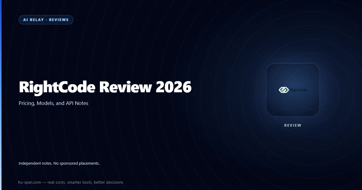 RightCode Review editorial cover: models / cost / trade-offs