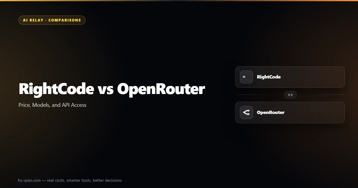 RightCode vs OpenRouter — head-to-head comparison cover