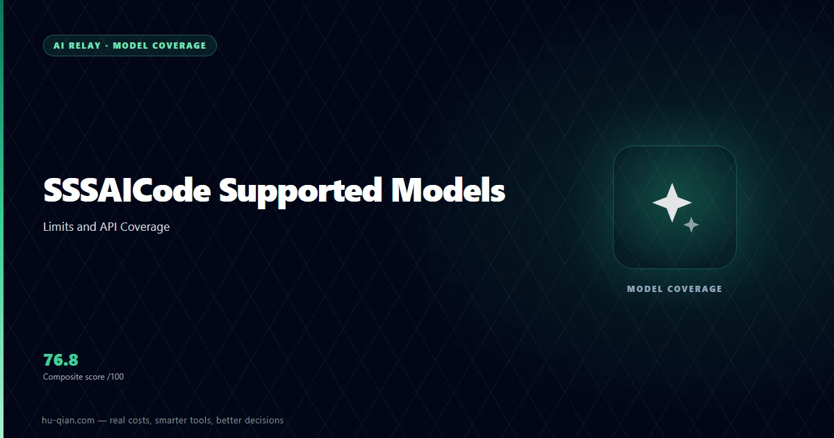 Sssaicode models cover: coverage and context limits