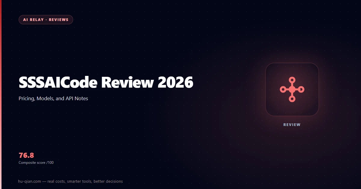 Sssaicode review cover: pricing, models, reliability
