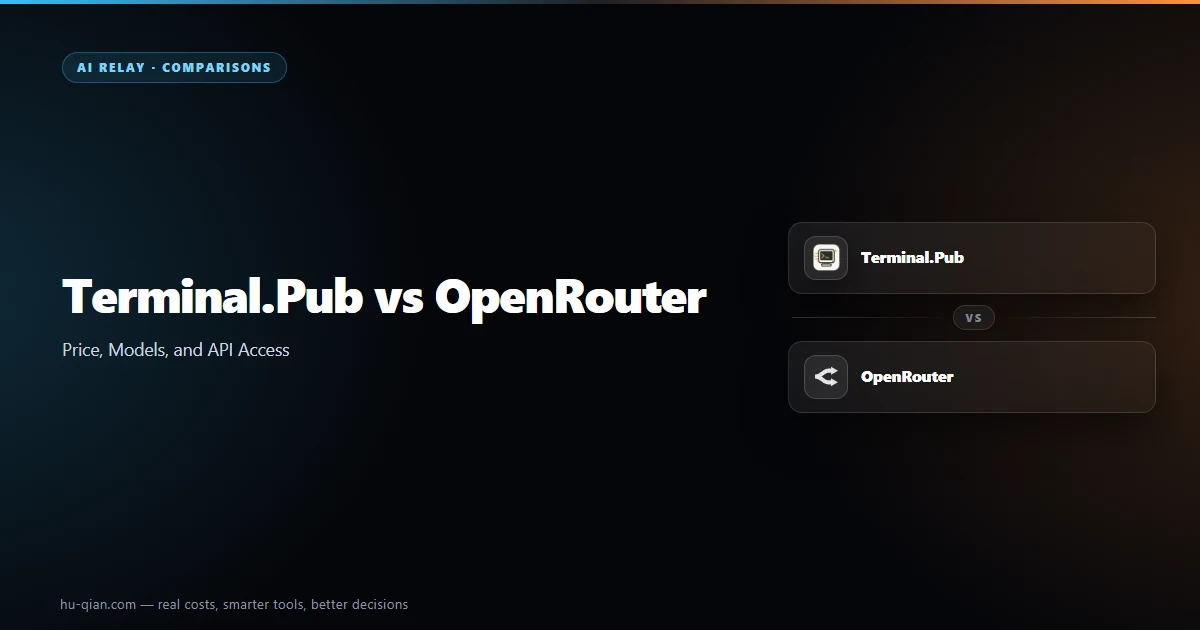 Terminal Pub comparison cover: price and model comparison
