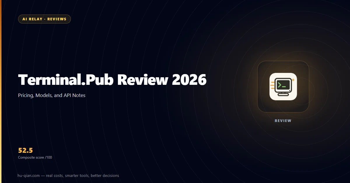 Terminal Pub review cover: pricing, models, reliability