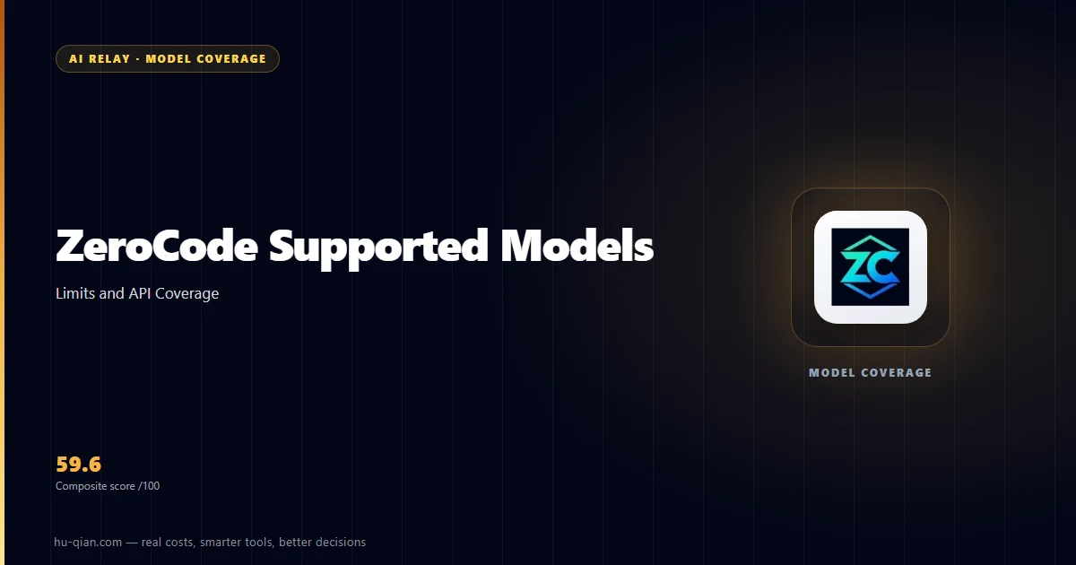 Zerocode models cover: coverage and context limits