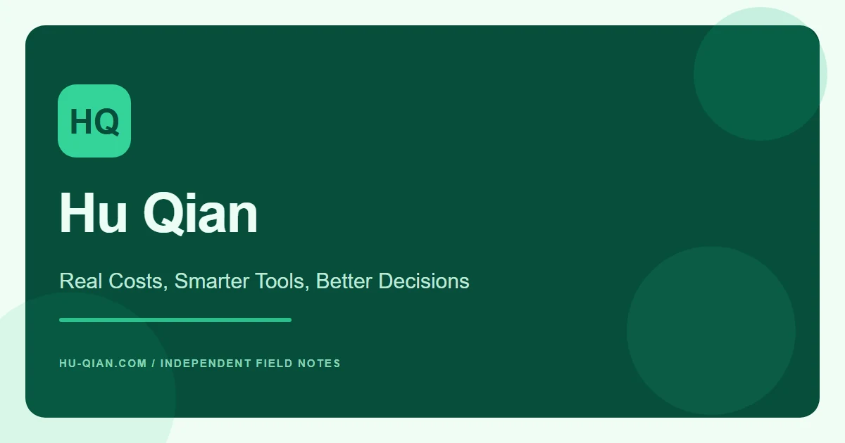 hu-qian.com: how every published price is verified